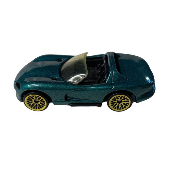 Hot Wheels Dodge Vipers Metallic Green Collectible Die Cast Toy Car u - Picture 1 of 7